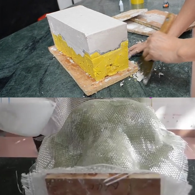 模具硅橡膠成型后制作外模 模具硅橡膠成型后制作外模